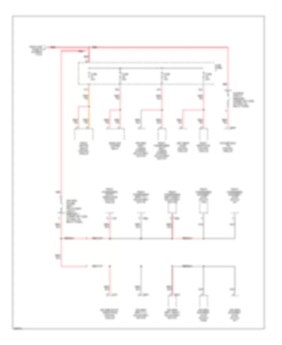 2.0L, Power Distribution Wiring Diagram, BPY (5 of 5) for Volkswagen Eos Turbo 2008