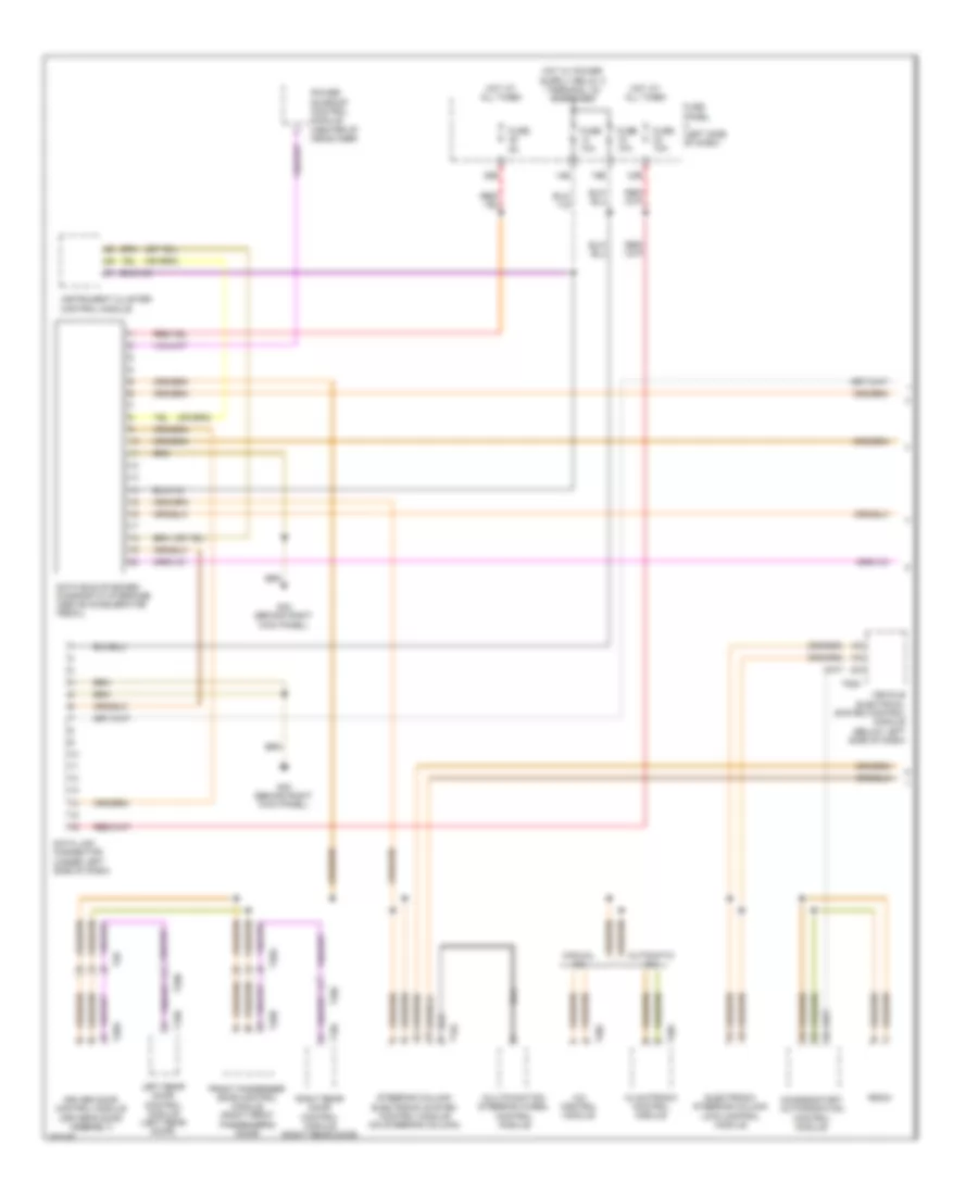 Computer Data Lines Wiring Diagram with High Equipment 1 of 2 for Volkswagen Jetta SEL 2011