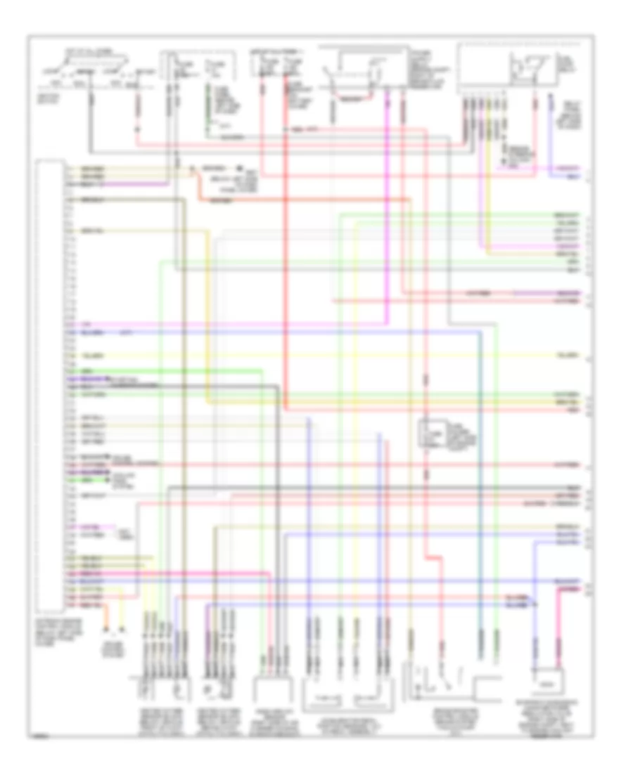 1 8L Turbo Engine Performance Wiring Diagram 1 of 3 for Volkswagen New Beetle GLS 2003
