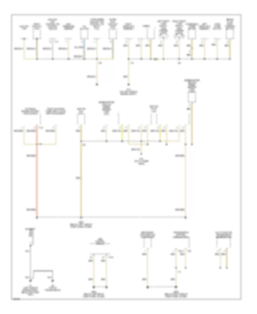 Ground Distribution Wiring Diagram Convertible 1 of 4 for Volkswagen New Beetle GLS 2003