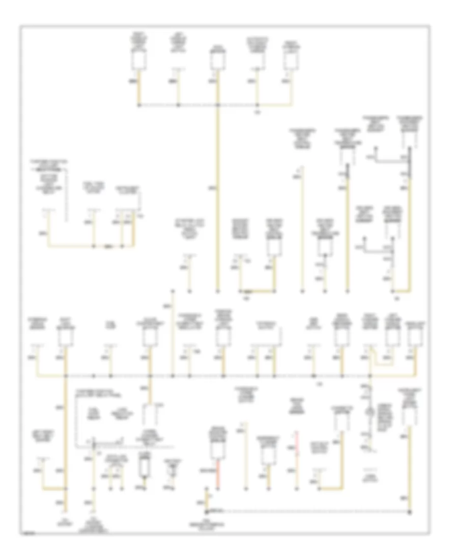 Ground Distribution Wiring Diagram Convertible 2 of 4 for Volkswagen New Beetle GLS 2003