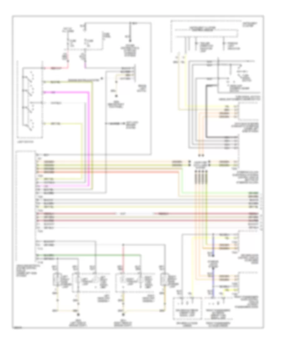 Exterior Lamps Wiring Diagram 1 of 2 for Volkswagen Eos VR6 2008
