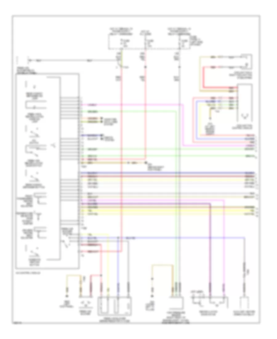 Manual A C Wiring Diagram 1 of 2 for Volkswagen Jetta TDI 2011