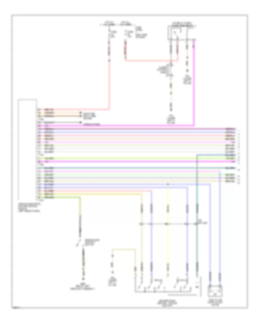 Forced Entry Wiring Diagram, with Low Equipment (1 of 3) for Volkswagen Jetta TDI 2011