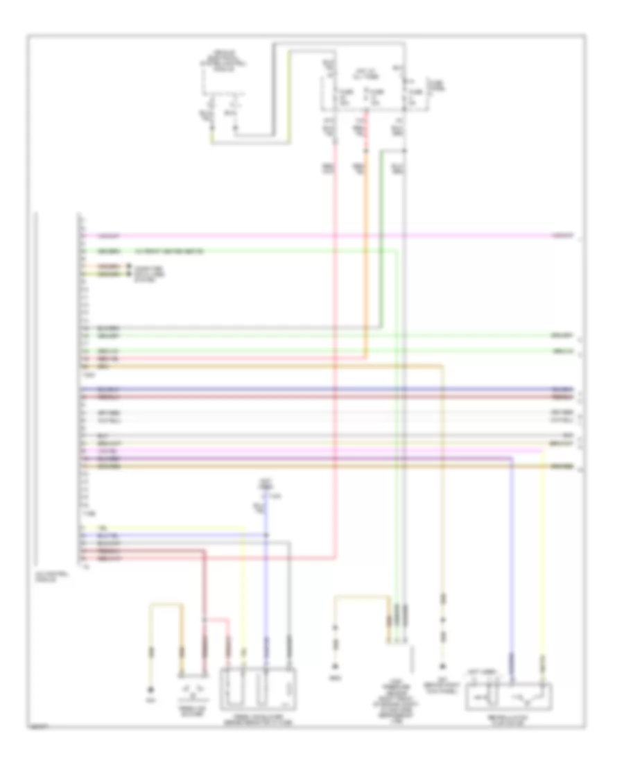 Manual A C Wiring Diagram 1 of 2 for Volkswagen GLI 2 0T 2008