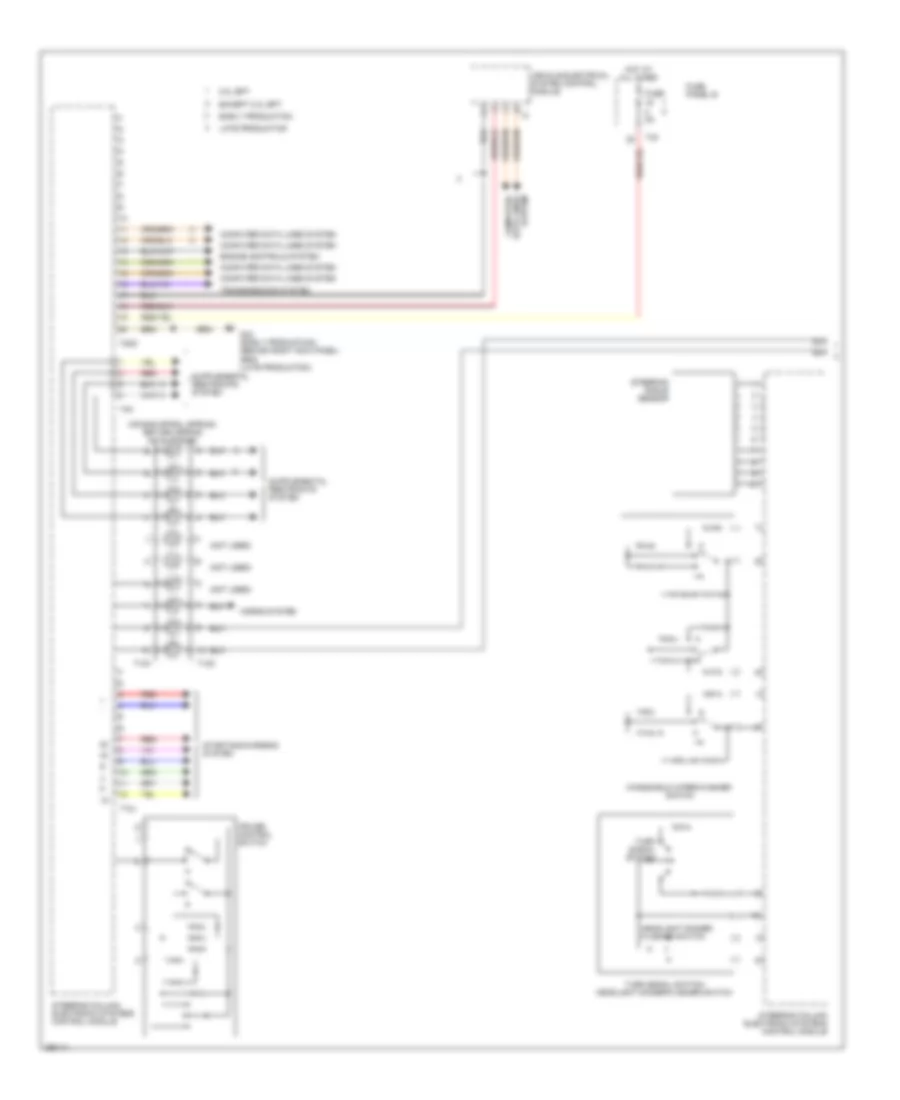 Steering Column Electronic Systems Control Module Wiring Diagram (1 of 2) for Volkswagen GLI 2.0T 2008