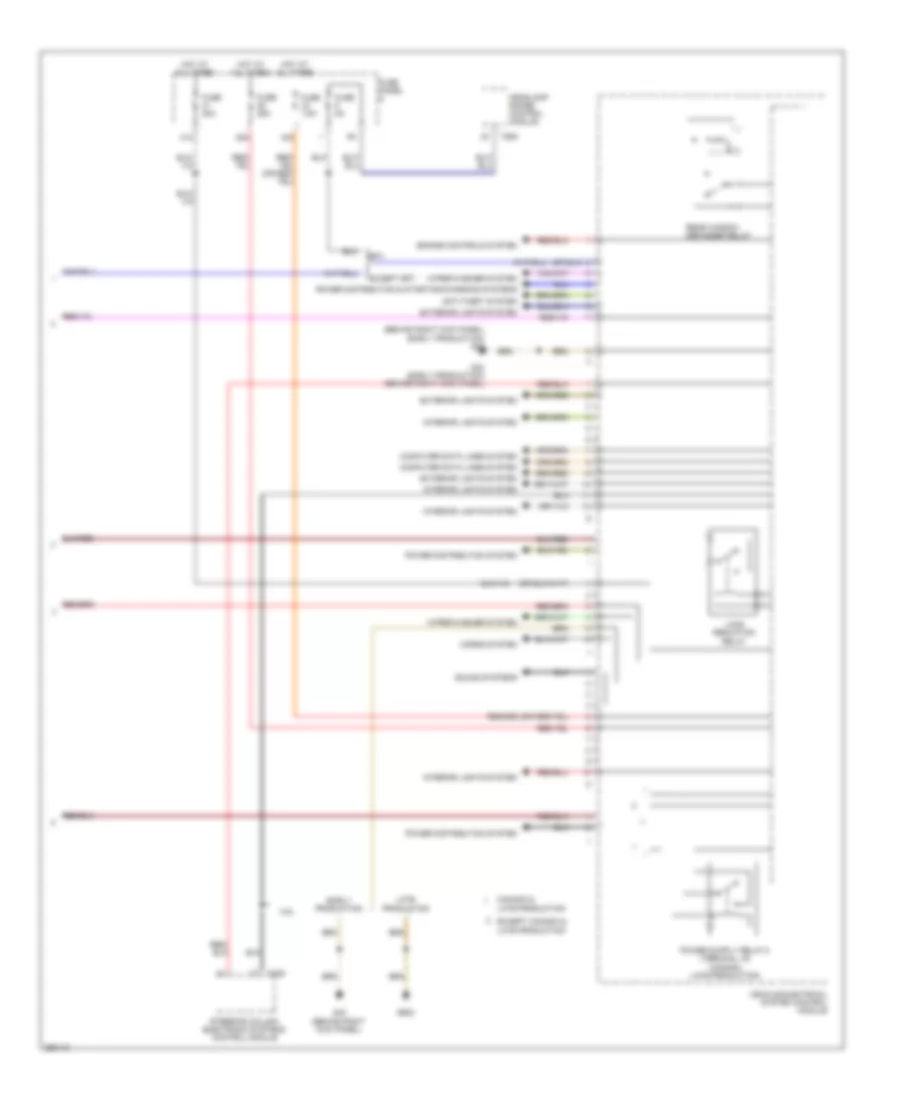 Vehicle Electrical System Control Module Wiring Diagram (2 of 2) for Volkswagen GLI 2.0T 2008