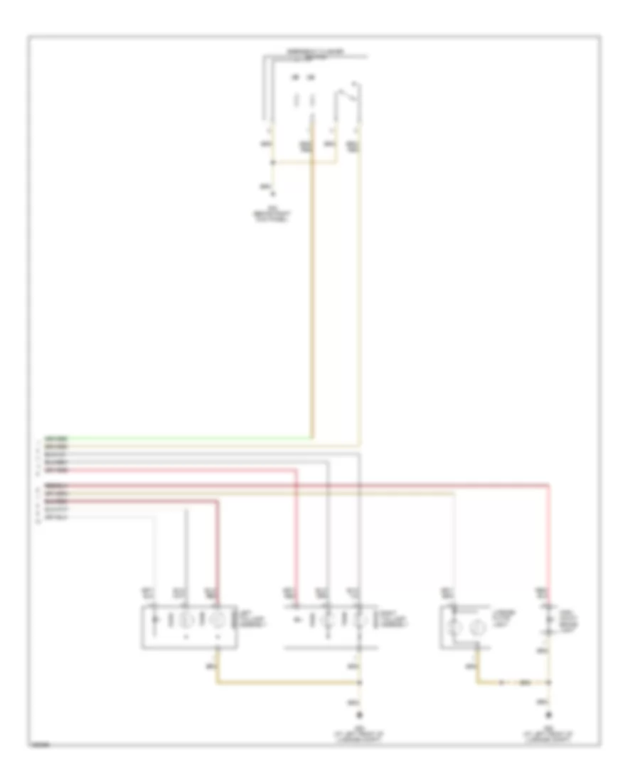 Exterior Lamps Wiring Diagram 2 of 2 for Volkswagen GLI 2 0T 2008