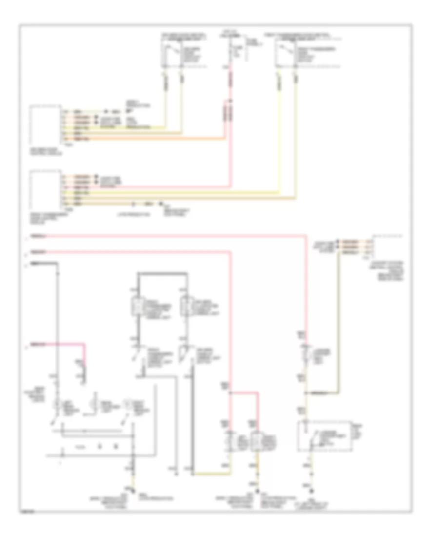 Courtesy Lamps Wiring Diagram (2 of 2) for Volkswagen GLI 2.0T 2008