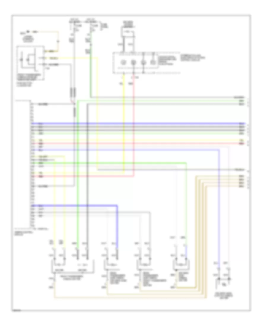 Supplemental Restraints Wiring Diagram 1 of 3 for Volkswagen GLI 2 0T 2008