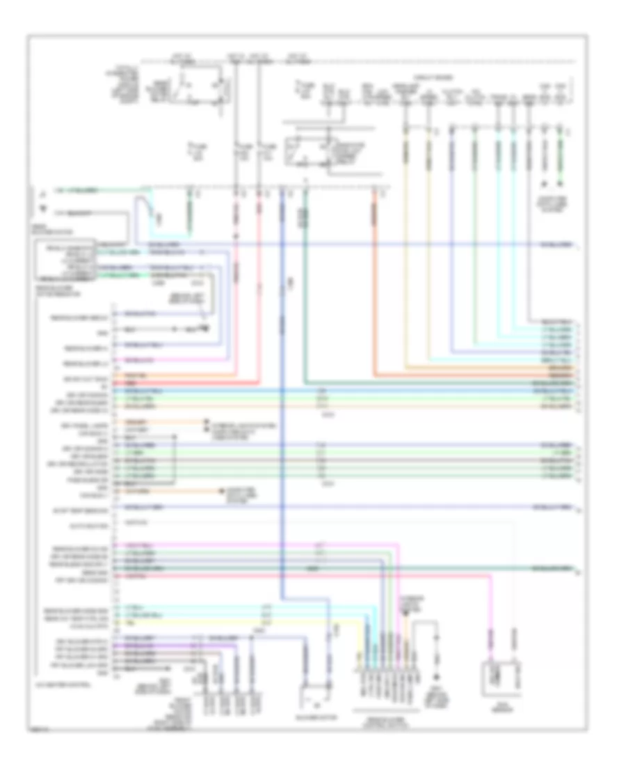 Manual AC Wiring Diagram (1 of 2) for Volkswagen Routan S 2011