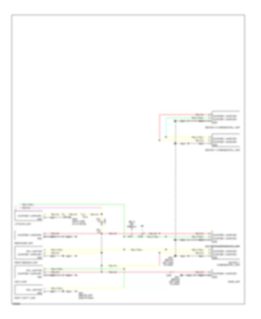 Courtesy Lamps Wiring Diagram 2 of 2 for Volkswagen Routan S 2011