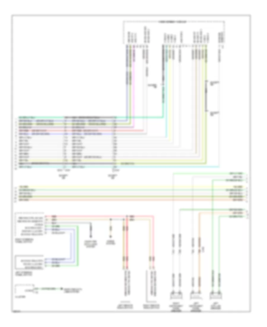 Radio Wiring Diagram, Premium (3 of 4) for Volkswagen Routan S 2011