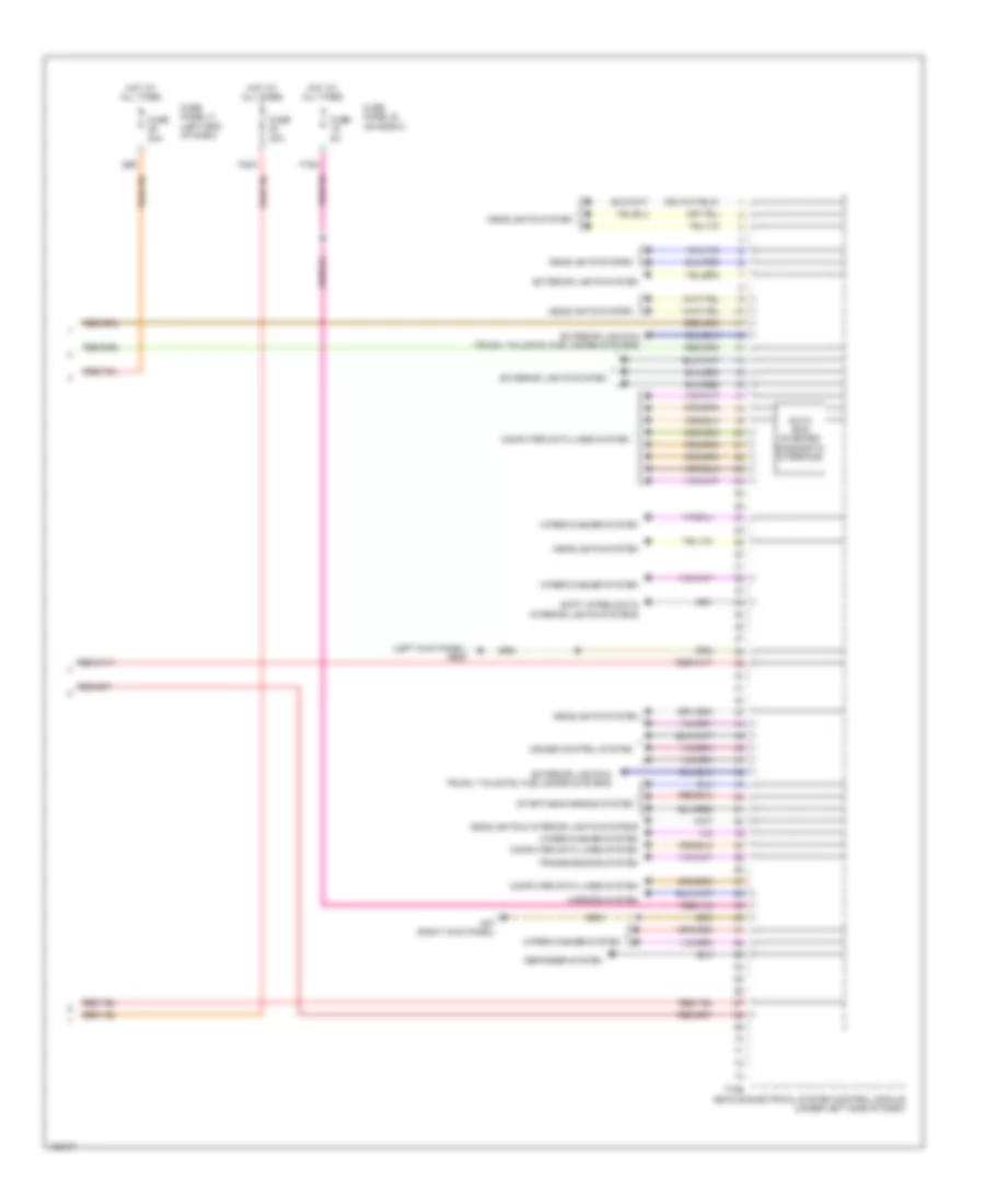 Vehicle Electrical System Control Module Wiring Diagram (2 of 2) for Volkswagen Beetle 2014