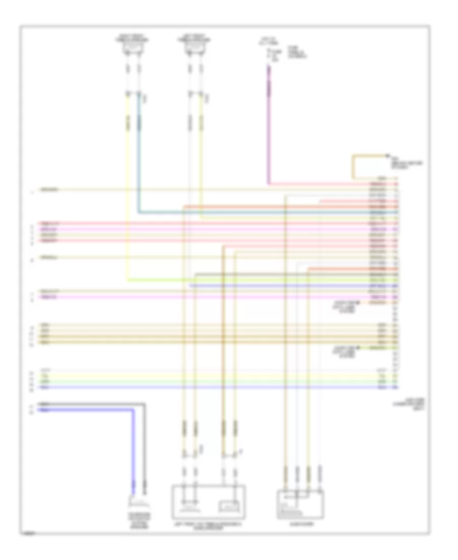 Navigation Wiring Diagram, with Amplifier (4 of 4) for Volkswagen Beetle 2014