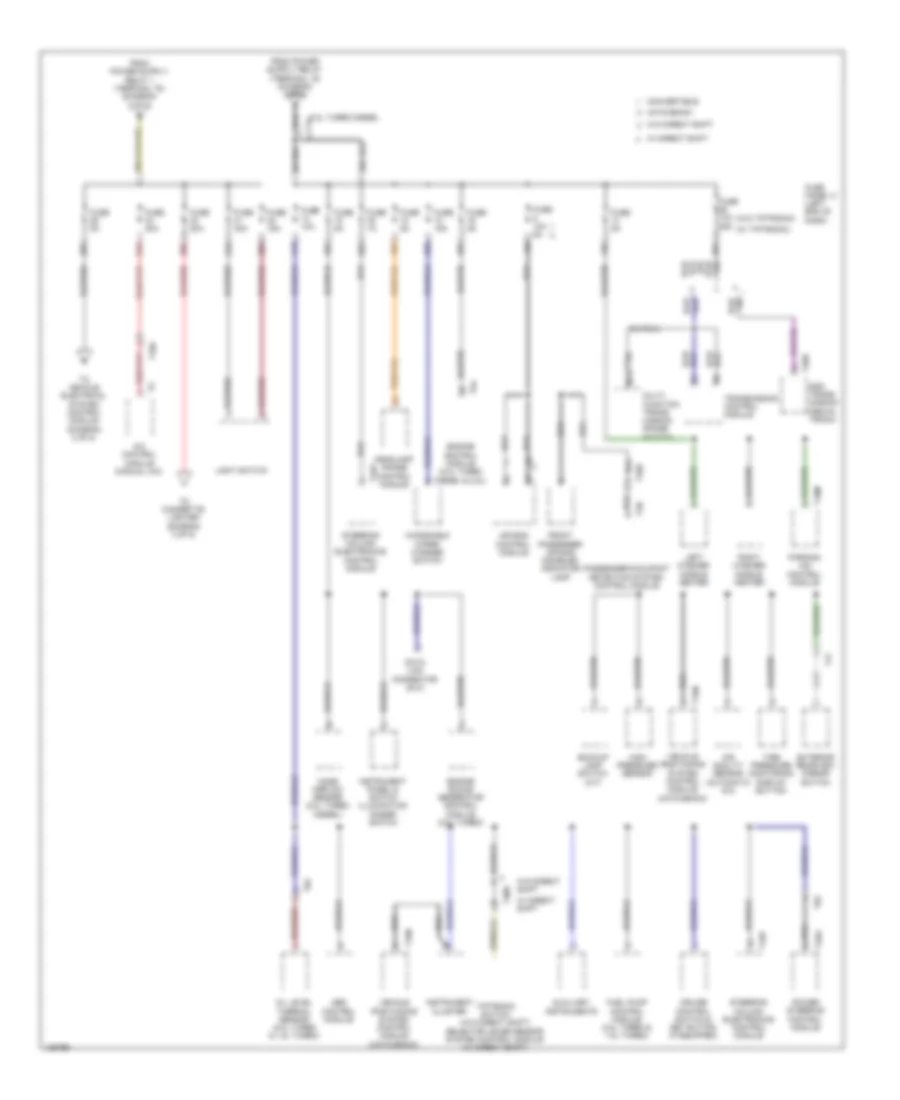 Power Distribution Wiring Diagram 4 of 5 for Volkswagen Beetle 2014