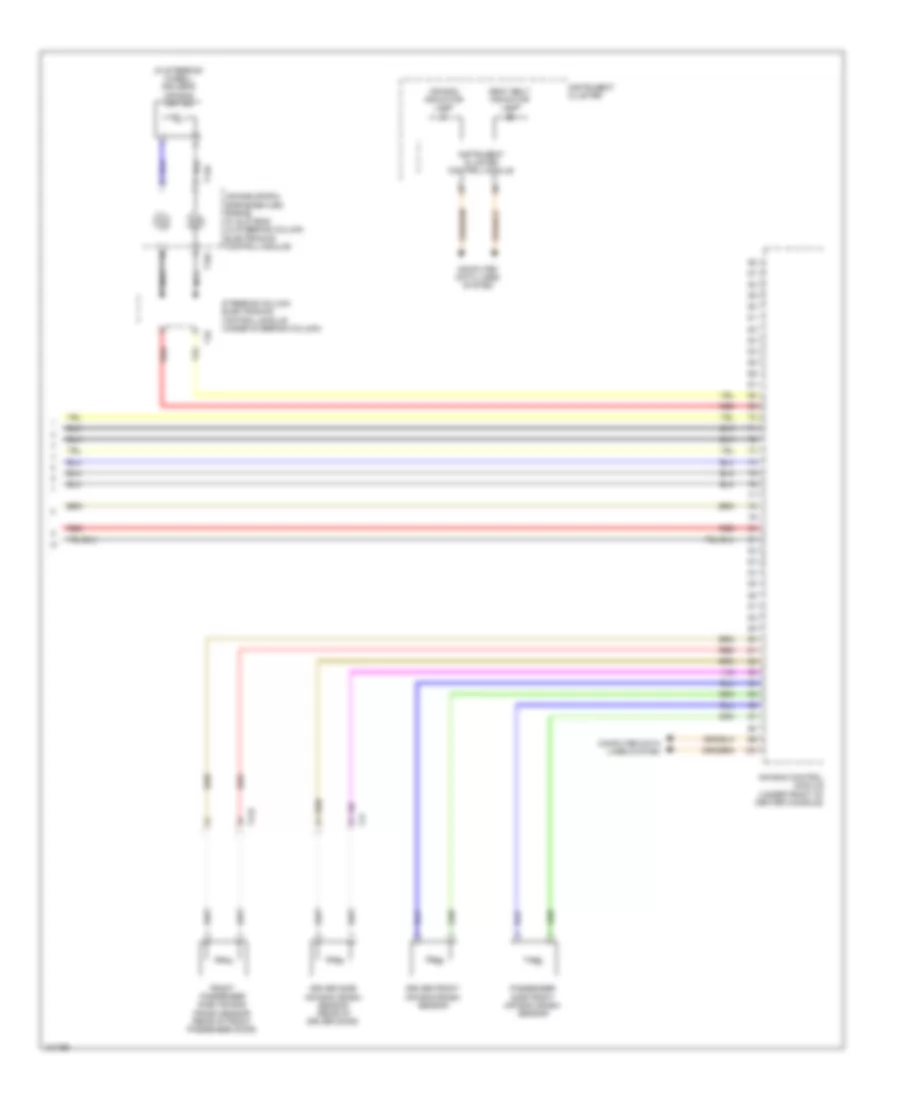 Supplemental Restraints Wiring Diagram Convertible 3 of 3 for Volkswagen Beetle 2014