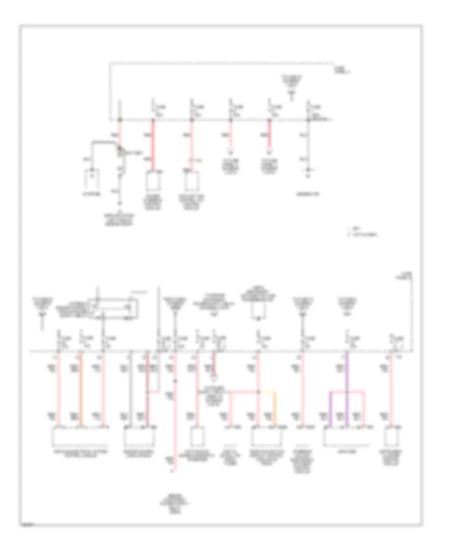 Power Distribution Wiring Diagram 1 of 5 for Volkswagen GTI 2 0T 2008