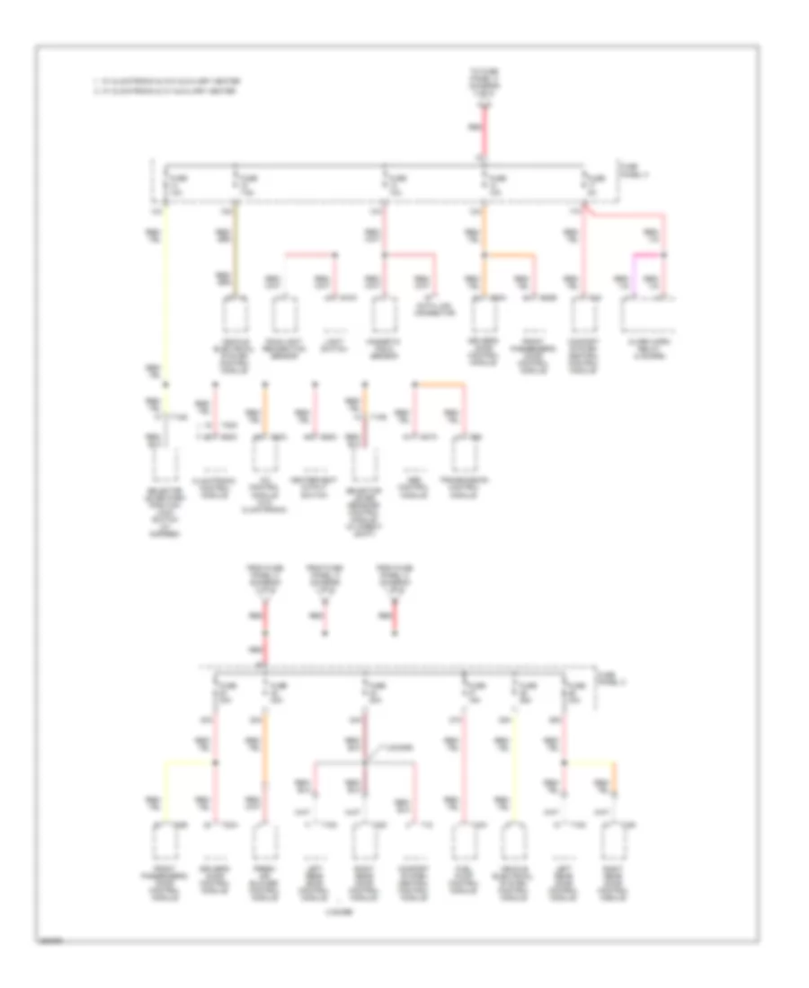 Power Distribution Wiring Diagram 3 of 5 for Volkswagen GTI 2 0T 2008