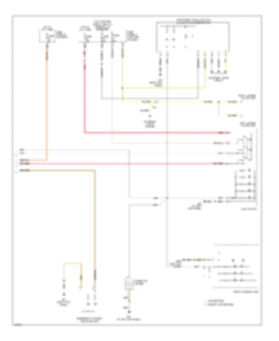 Instrument Illumination Wiring Diagram 2 of 2 for Volkswagen Beetle GSR 2014