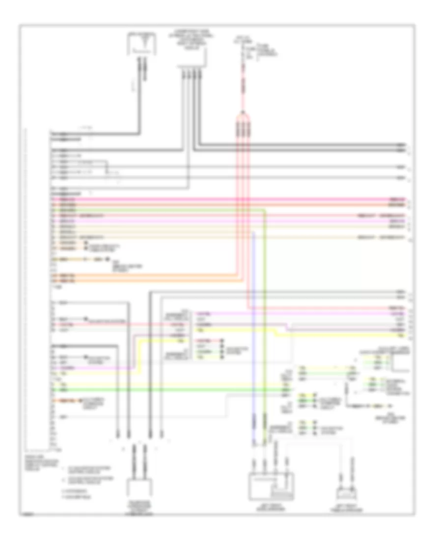 Navigation Wiring Diagram, without Amplifier (1 of 3) for Volkswagen Beetle GSR 2014
