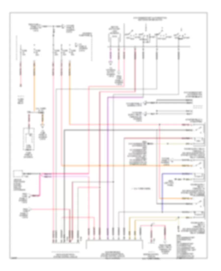 Power Distribution Wiring Diagram (2 of 5) for Volkswagen Beetle GSR 2014
