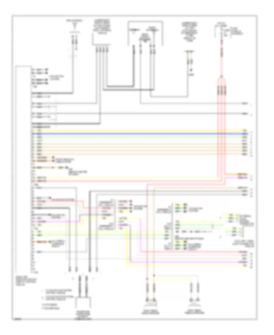 Radio Wiring Diagram, with Amplifier (1 of 4) for Volkswagen Beetle GSR 2014