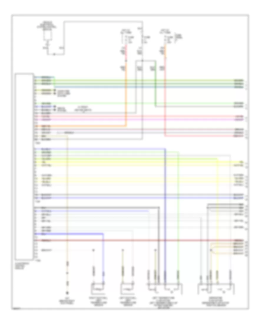 Automatic AC Wiring Diagram, Late Production (1 of 3) for Volkswagen Jetta S 2008