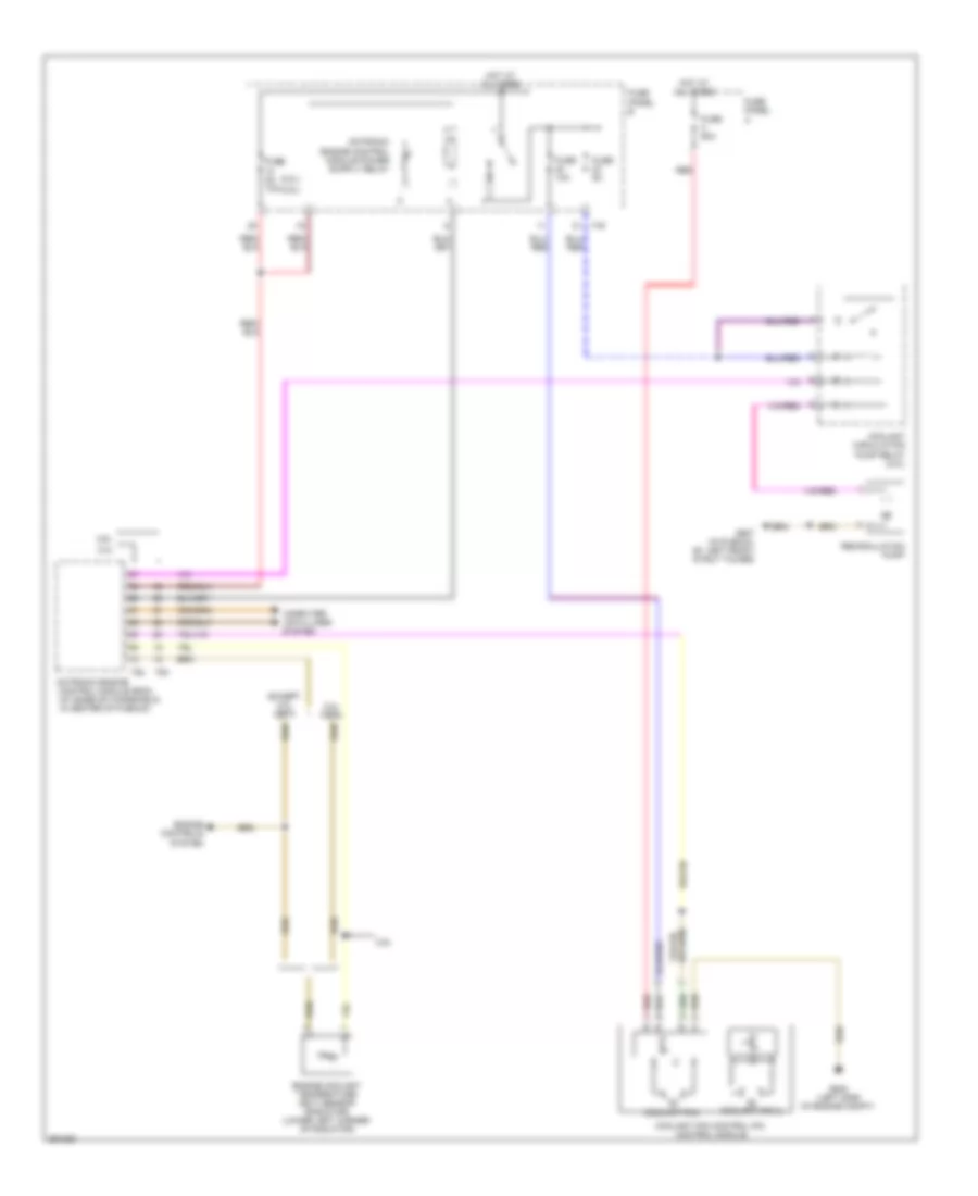 Cooling Fan Wiring Diagram Late Production for Volkswagen Jetta S 2008