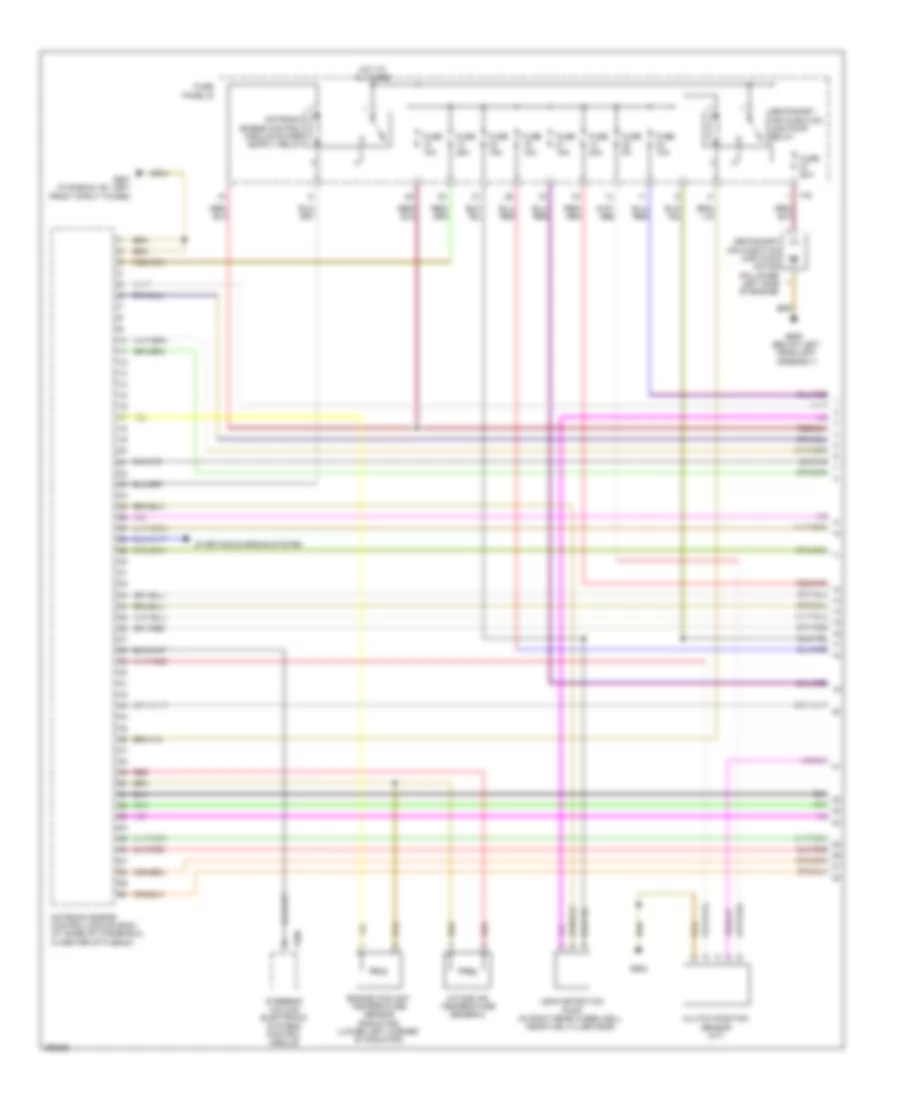 2.5L, Engine Performance Wiring Diagram, Early Production (1 of 5) for Volkswagen Jetta S 2008