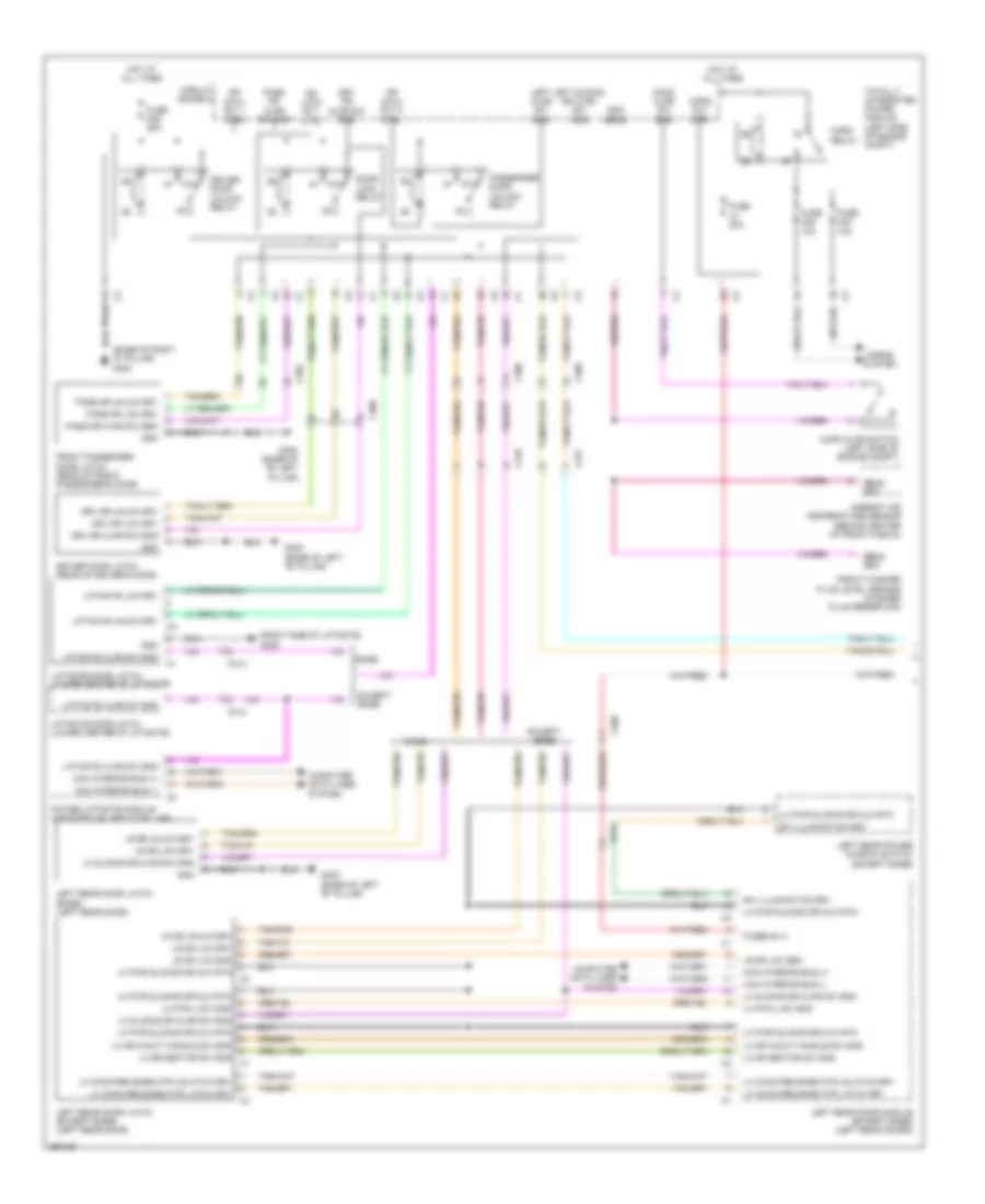 Anti theft Wiring Diagram 1 of 2 for Volkswagen Routan SEL 2011