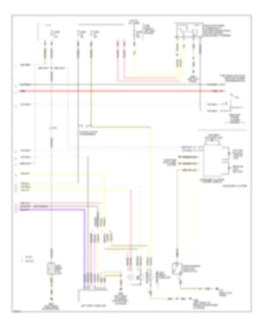 Headlights Wiring Diagram (2 of 2) for Volkswagen Beetle R-Line 2014