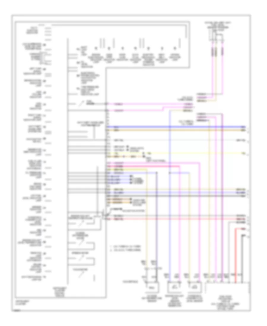Instrument Cluster Wiring Diagram 1 of 2 for Volkswagen Beetle R Line 2014