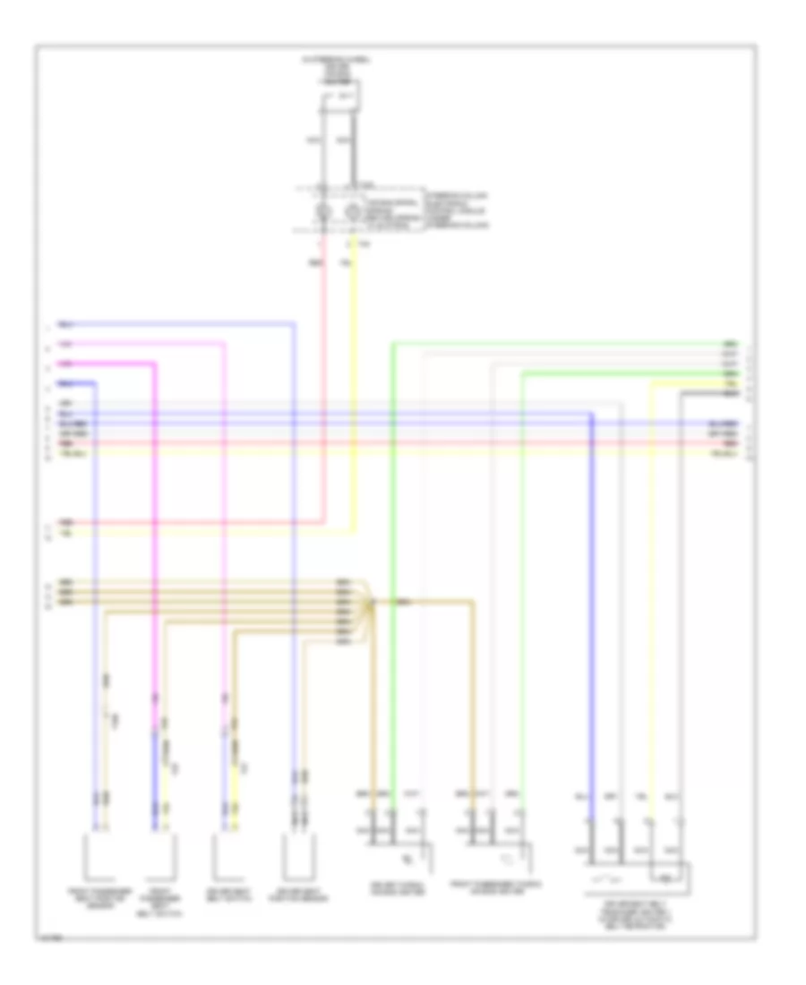 Supplemental Restraints Wiring Diagram, Hatchback (2 of 3) for Volkswagen Beetle R-Line 2014