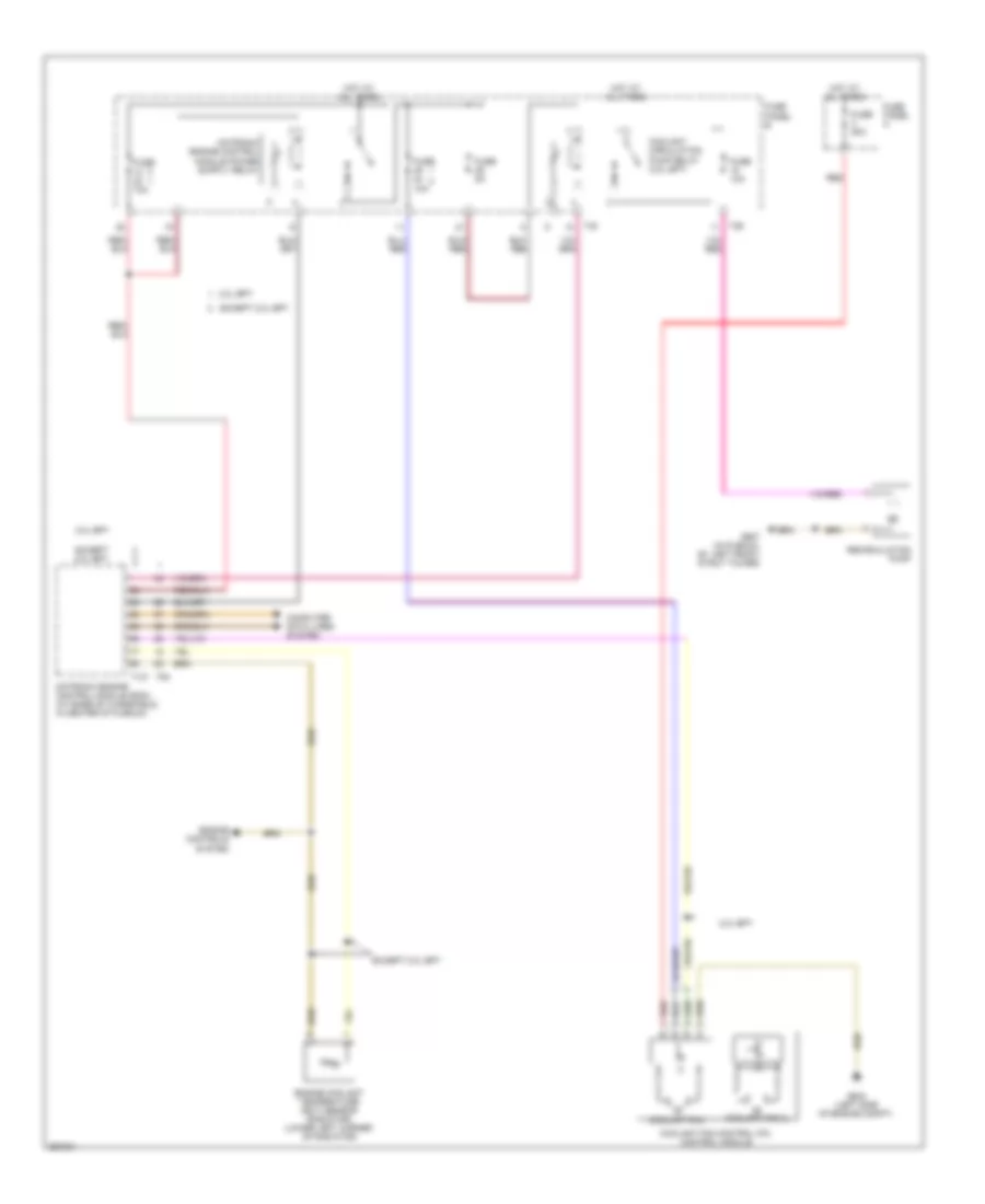 Cooling Fan Wiring Diagram Early Production for Volkswagen Jetta SE 2008