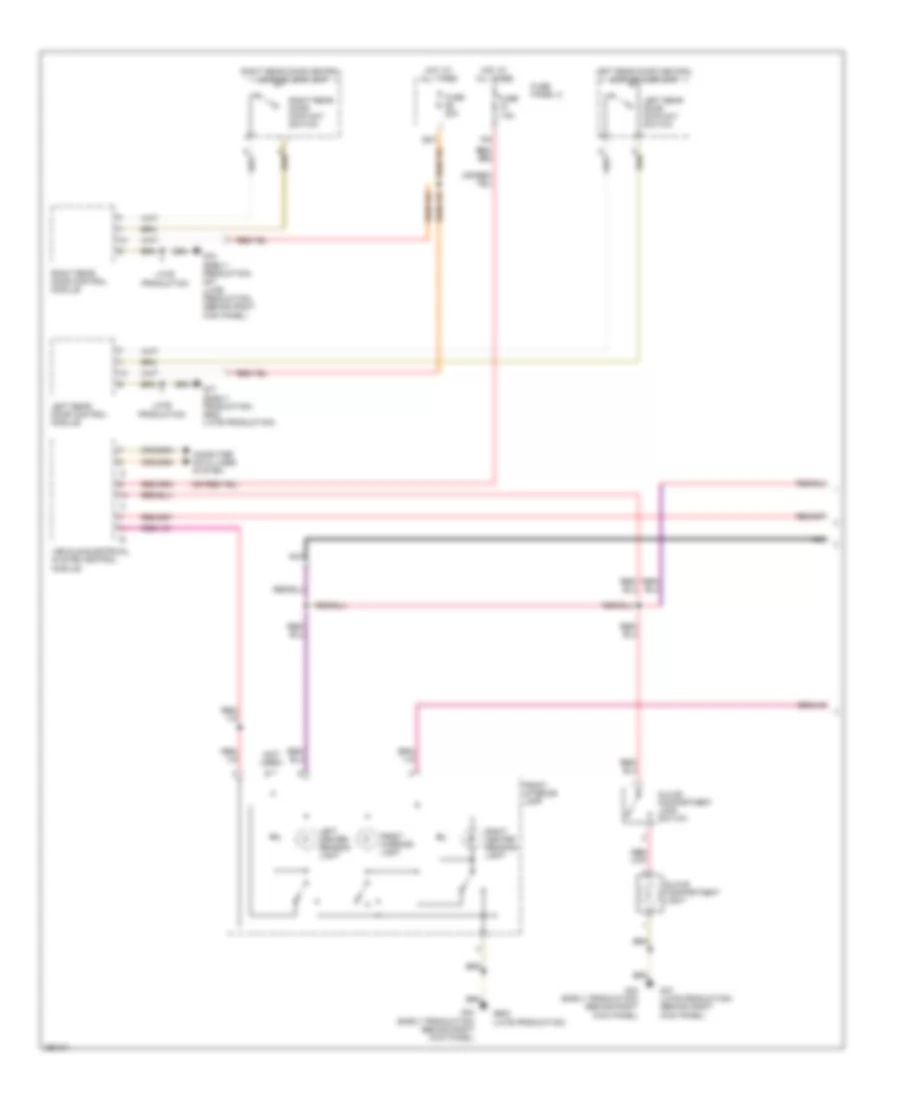 Courtesy Lamps Wiring Diagram 1 of 2 for Volkswagen Jetta SE 2008