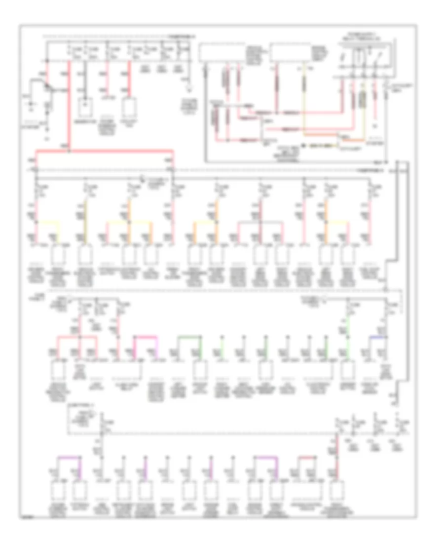 2 0L Power Distribution Wiring Diagram 1 of 2 for Volkswagen Jetta SE 2008