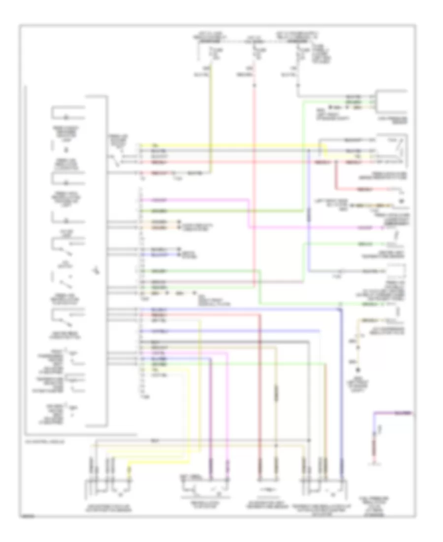 Manual A C Wiring Diagram Late Production 1 of 2 for Volkswagen Tiguan S 2011