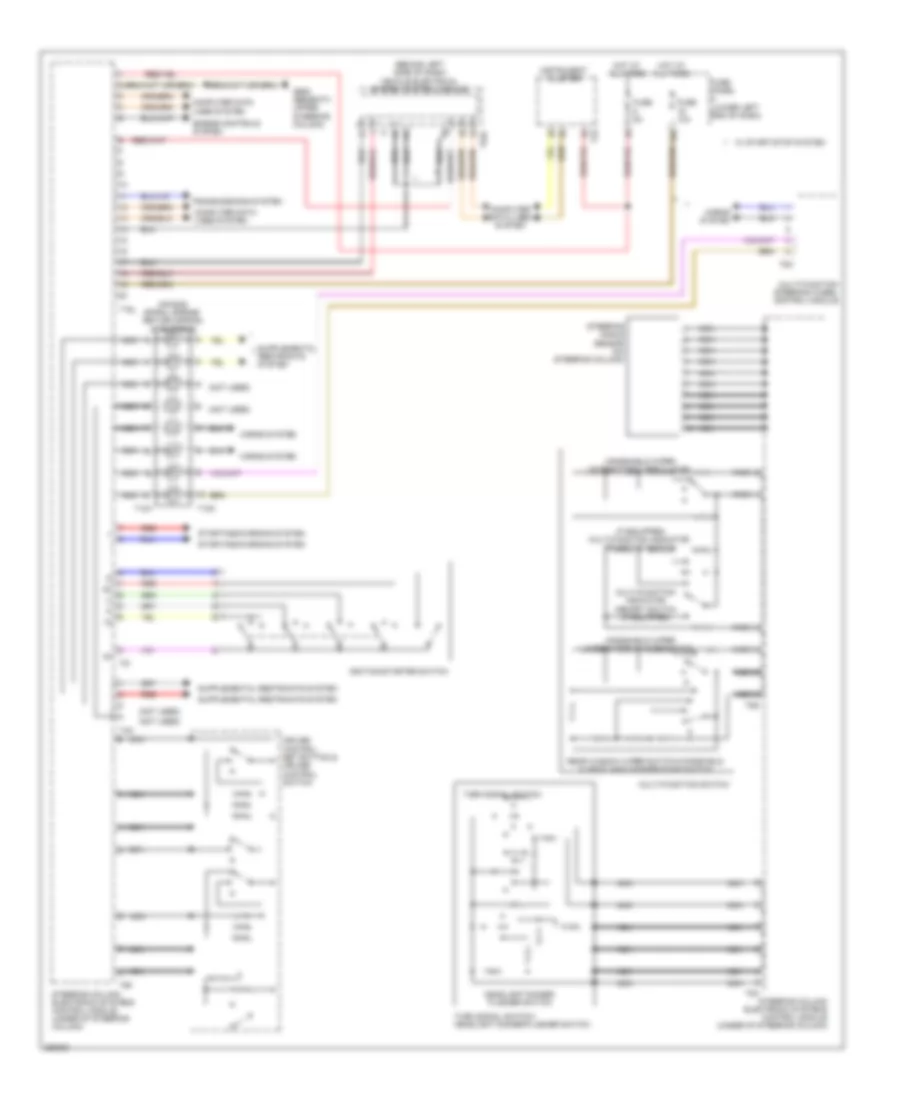Steering Column Electronic Systems Control Module Wiring Diagram Early Production for Volkswagen Tiguan S 2011