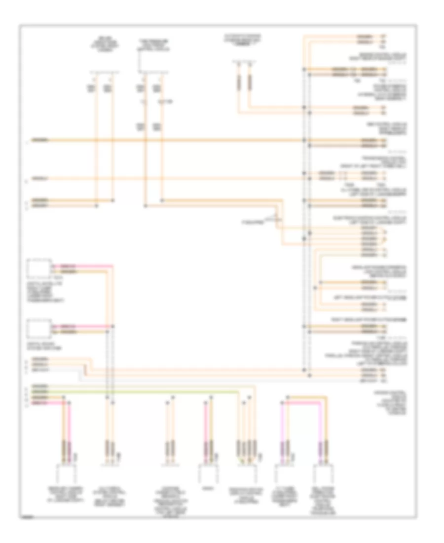 Computer Data Lines Wiring Diagram, Late Production (2 of 2) for Volkswagen Tiguan S 2011