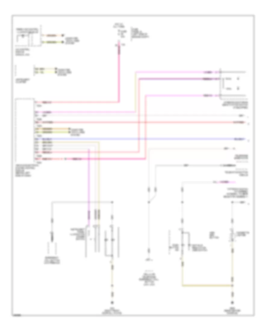 Instrument Illumination Wiring Diagram Early Production 1 of 4 for Volkswagen Tiguan S 2011