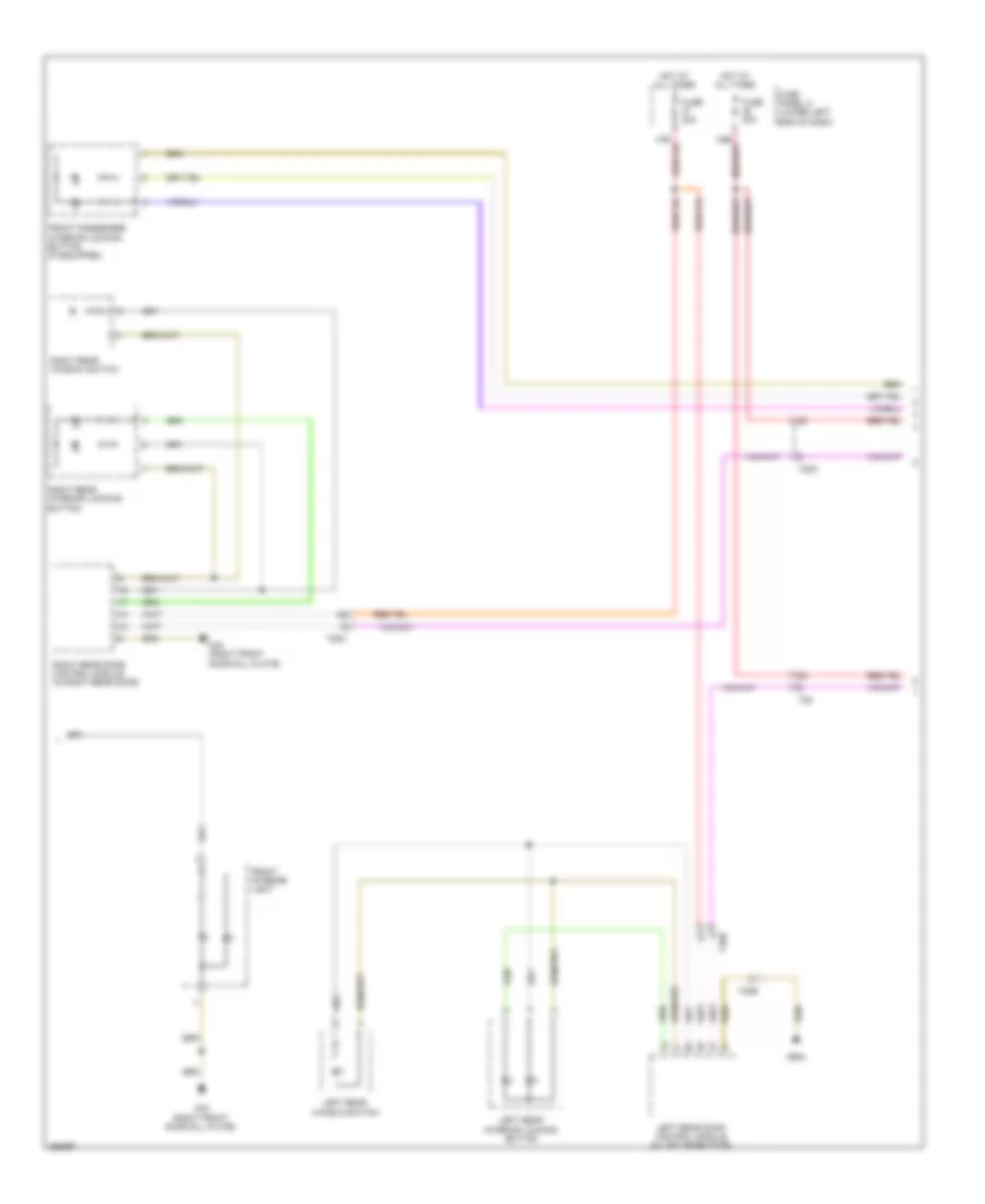 Instrument Illumination Wiring Diagram Early Production 3 of 4 for Volkswagen Tiguan S 2011