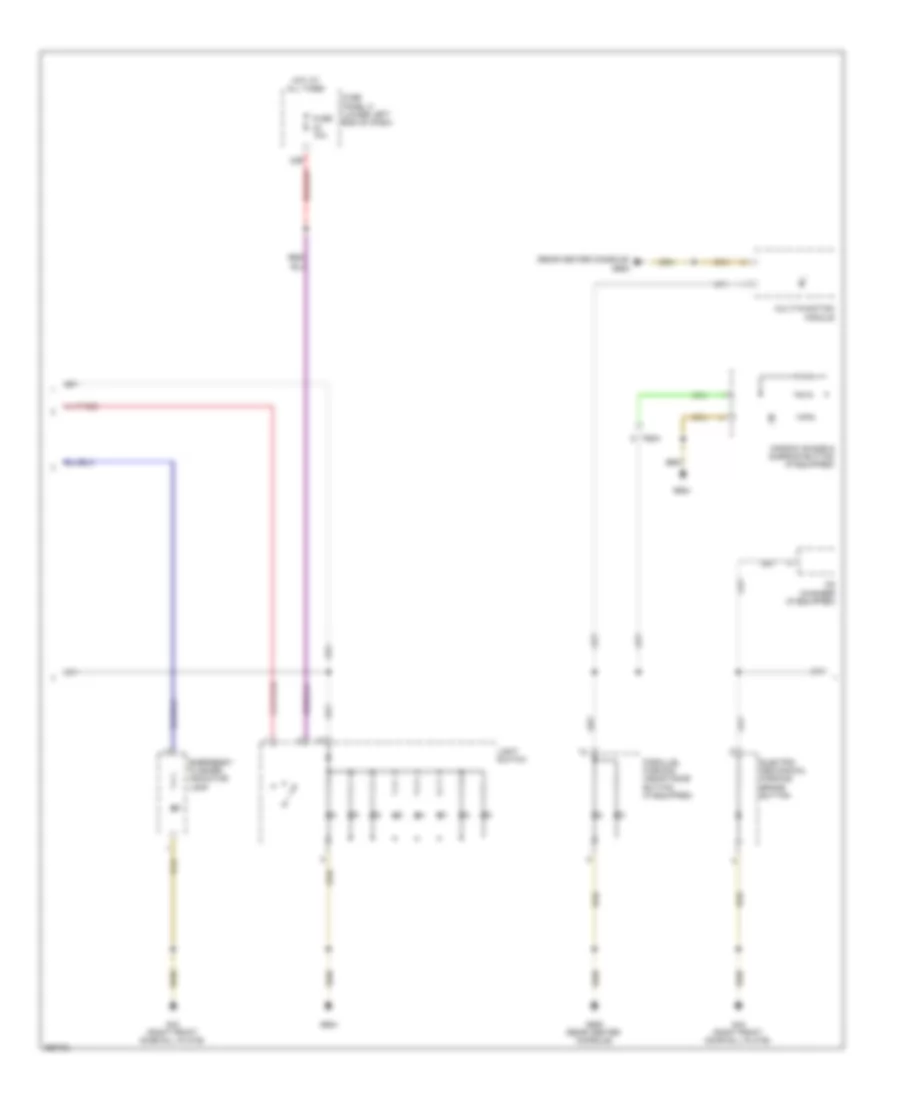 Instrument Illumination Wiring Diagram Late Production 2 of 4 for Volkswagen Tiguan S 2011