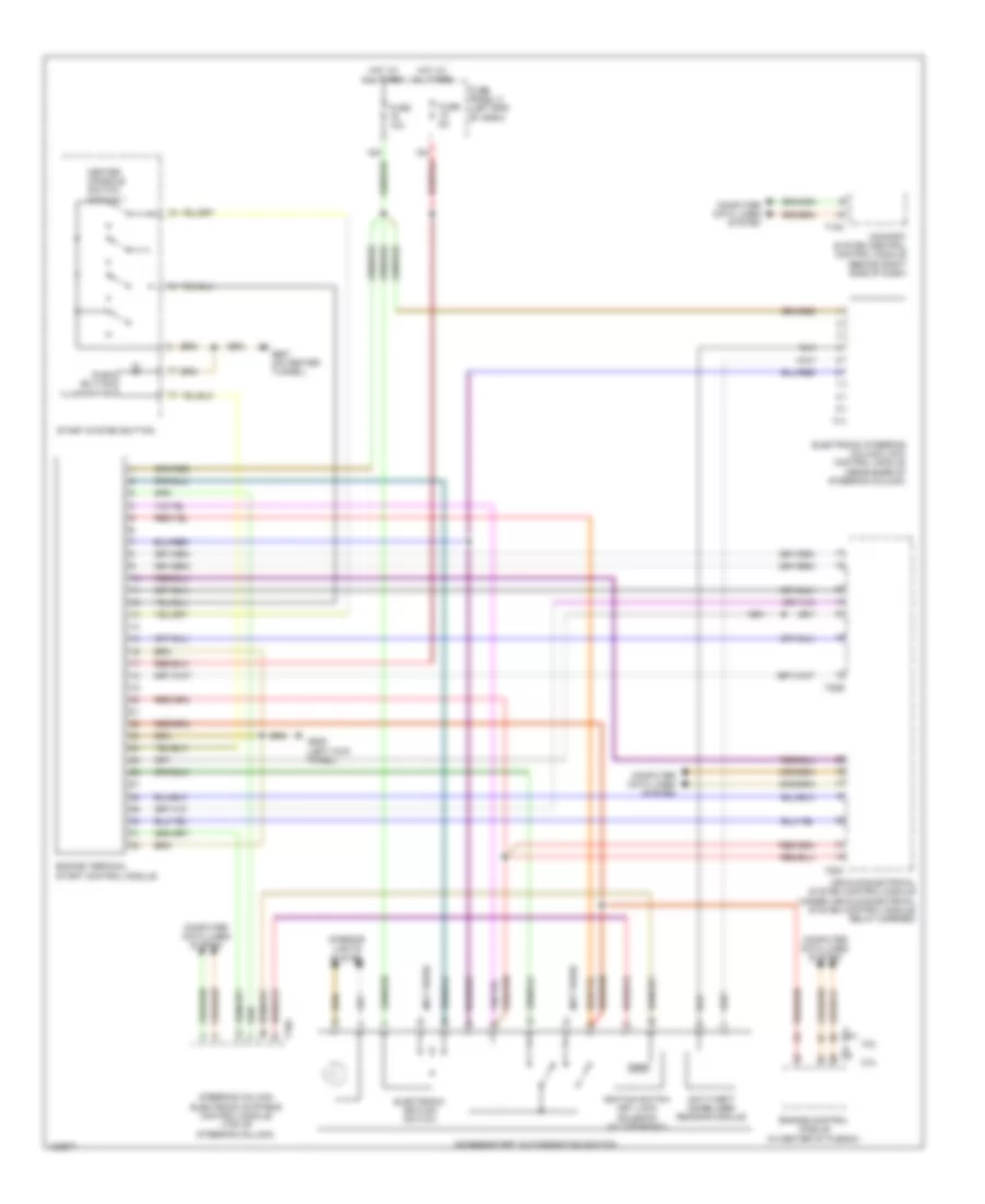 Access Start Wiring Diagram for Volkswagen CC 4 Motion 2014