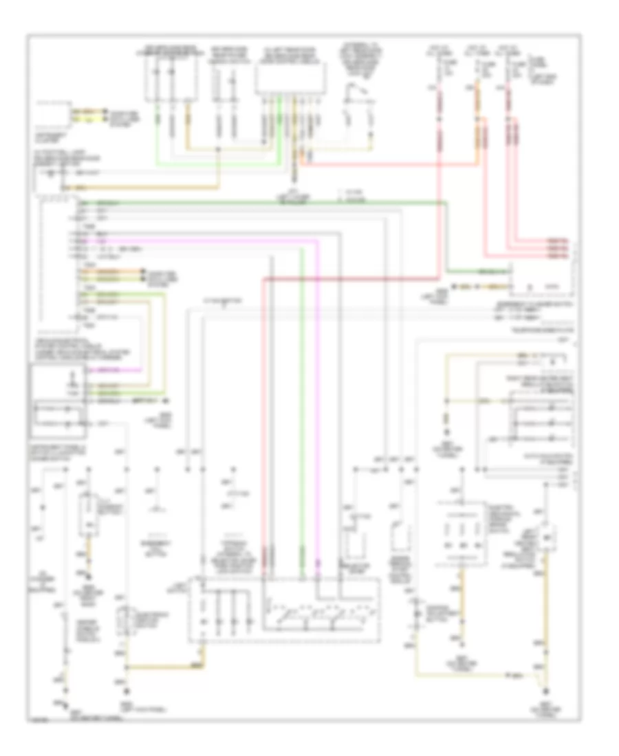 Instrument Illumination Wiring Diagram (1 of 2) for Volkswagen CC 4 Motion 2014