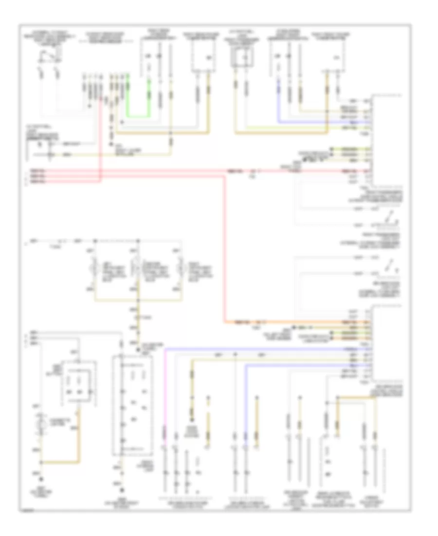 Instrument Illumination Wiring Diagram 2 of 2 for Volkswagen CC 4 Motion 2014