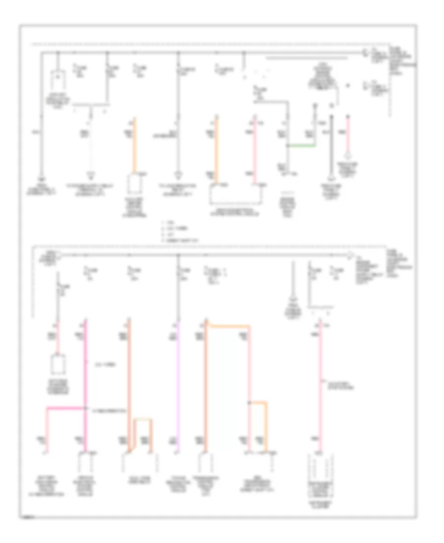 Power Distribution Wiring Diagram (4 of 7) for Volkswagen CC 4 Motion 2014