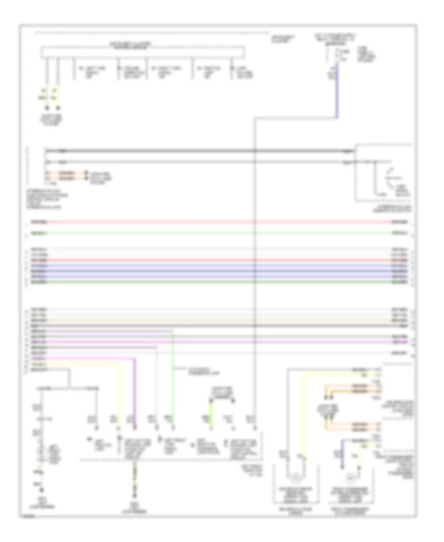 Exterior Lamps Wiring Diagram (2 of 3) for Volkswagen CC Executive 2014