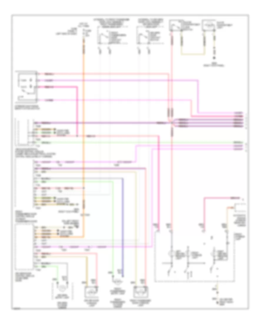 Courtesy Lamps Wiring Diagram 1 of 2 for Volkswagen CC Executive 2014