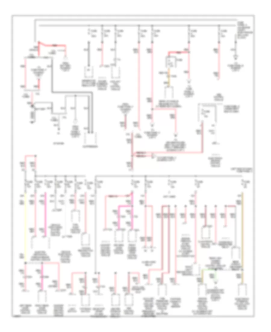 Power Distribution Wiring Diagram 1 of 7 for Volkswagen CC Executive 2014